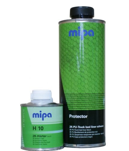 Защитное покрытие Mipa Protector 2K-PU черное 750мл +отвердитель H10 250мл 