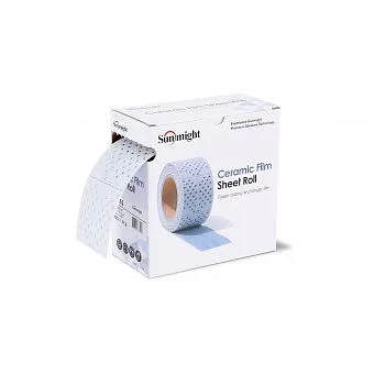 76609_Шлиф материал SUNMIGHT CERAMIC L712T 70х70мм на липучке с мультипылеотводом P150, лист