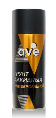 Грунт AVE универсальный алкидный серый аэрозоль 520мл  фото в интернет магазине Новакрас.ру