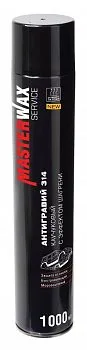MW031402_Антигравий MasterWax SERVICE 314 каучуковый черный аэрозоль 1000мл