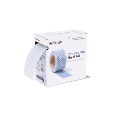76608_Шлиф материал SUNMIGHT CERAMIC L712T 70х70мм на липучке с мультипылеотводом P120, лист